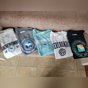 Abercrombie & Fitch Short Sleeve Tees in Blue and Gray